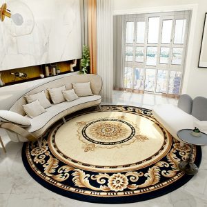 large round rugs