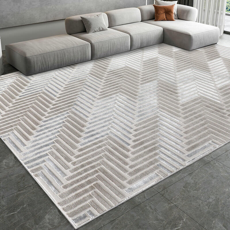 White Natural Soft Confort Sheepskin Rug Shaped Wool Area Carpet